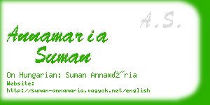 annamaria suman business card